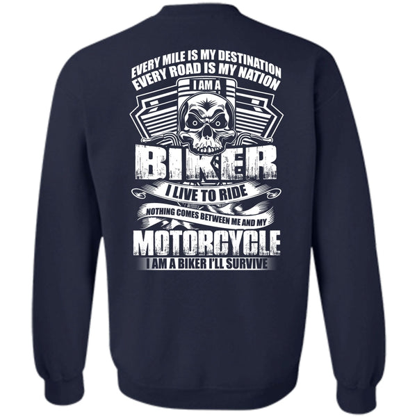 My Motorcycle T Shirt, I Love Biking Sweatshirt
