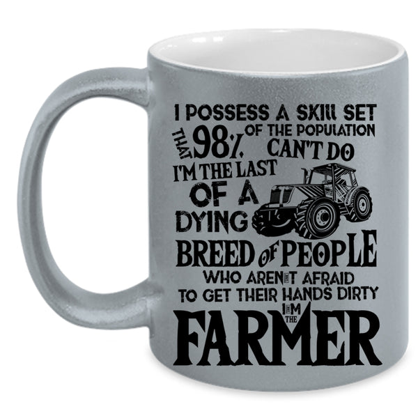 Funny Gift For Farmer Coffee Mug, I'm The Farmer Accent Mug