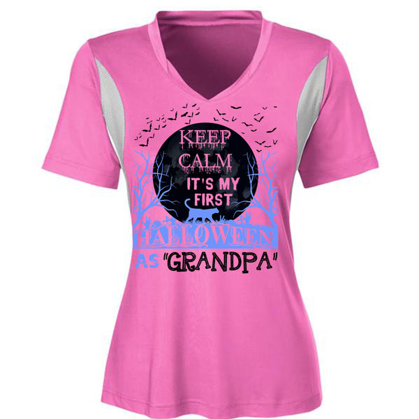 Keep Calm It's My First Halloween As Grandpa T Shirt, Wait For Halloween T Shirt, Awesome T-Shirts