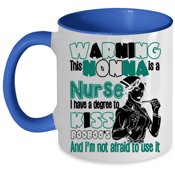 Cute Nurses Coffee Mug, This Nonna Is A Burse Accent Mug