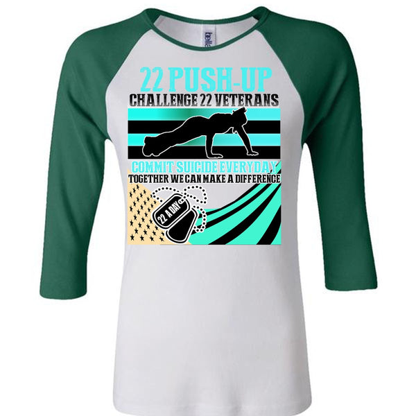 Challenge 22 Veterans Commit T Shirt, I Love Veteran T Shirt, Awesome T-Shirts