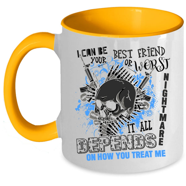Cool Friends Coffee Mug, I Can Be Your Best Friend Accent Mug