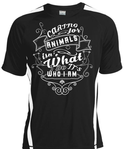 A black t-shirt with the shopify logo