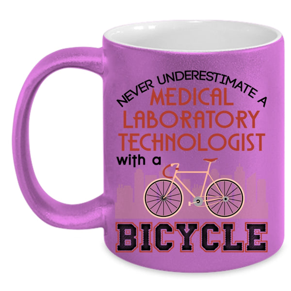 Bicycle Coffee Mug, Medical Laboratory Technologist Accent Mug