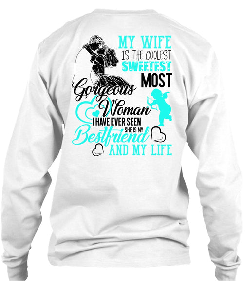 My Wife Is The Coolest T Shirt, I Love Husband T Shirt