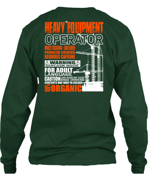 Heavy Equipment Operator T Shirt, Problem Solving T Shirt