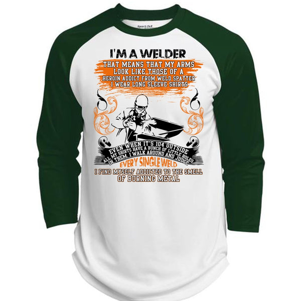 I Am A Welder T Shirt, Every Single Weld T Shirt, Awesome T-Shirts  (Polyester Game Baseball Jersey)