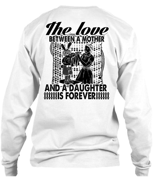 Mother And A Daughter T Shirt, I Love Mom T Shirt
