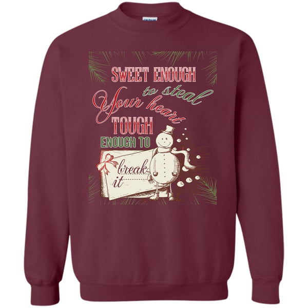Tough Enough To Break It T Shirt, Merry Christmas Sweatshirt