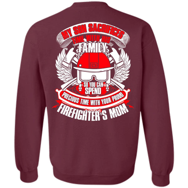 Firefighter's Mom T Shirt, I Love Firefighter Sweatshirt