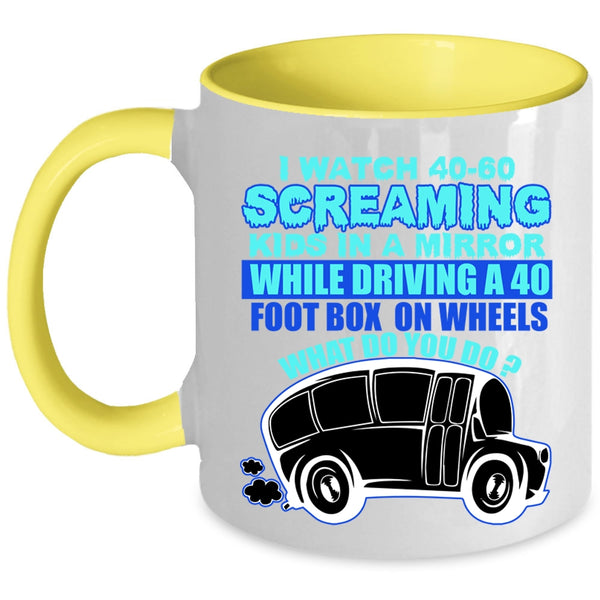 Gift For Bus Driver Coffee Mug, Funny School Bus Driver Accent Mug