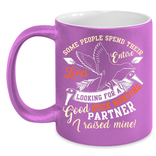 Good Duck Hunting Partner Coffee Mug, Funny Duck Hunting Coffee Cup
