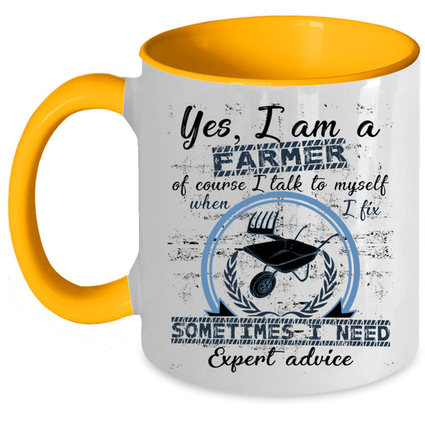 Awesome Farmer Coffee Mug, I Am A Farmer Accent Mug
