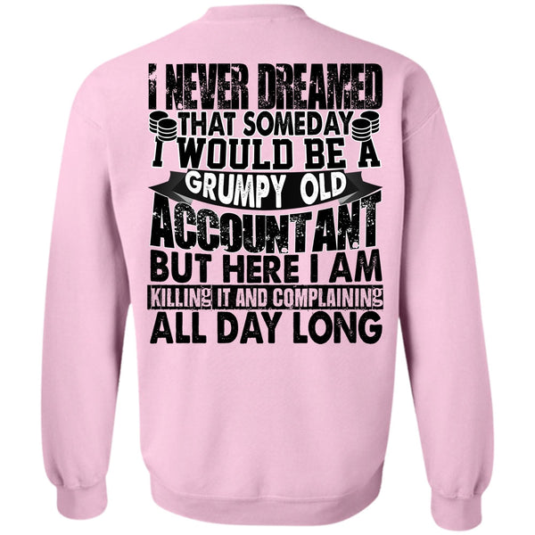I Love Accountant T Shirt, Grumpy Old Accountant Sweatshirt