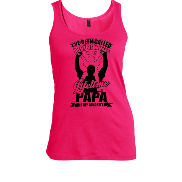 Papa Is My Favorite Name T Shirt, Father's Day Gift Tank Top