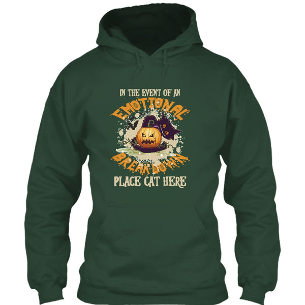 In The Event Of An Emotional Breakdown T Shirt, Place Cat Here T Shirt