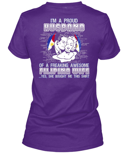 I'm A Proud Husband T Shirt, Filipina Wife T Shirt