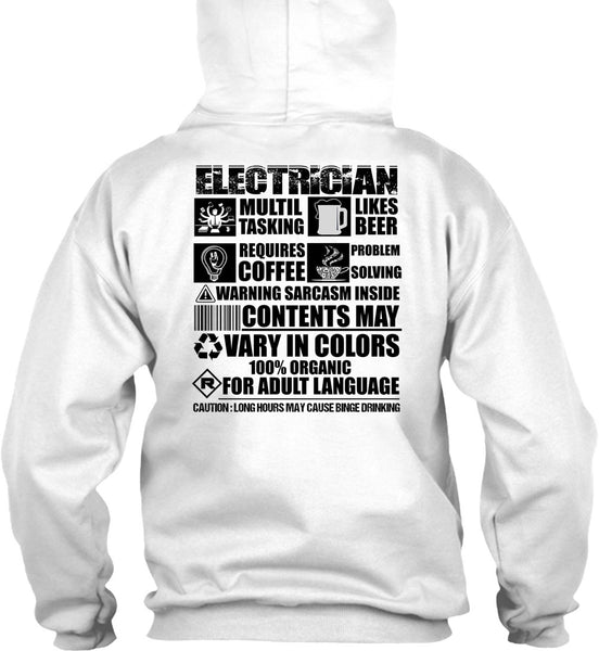 Electrician Multi-tasking T Shirt, I Love Electrician T Shirt