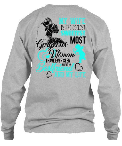 My Wife Is The Coolest T Shirt, I Love Husband T Shirt