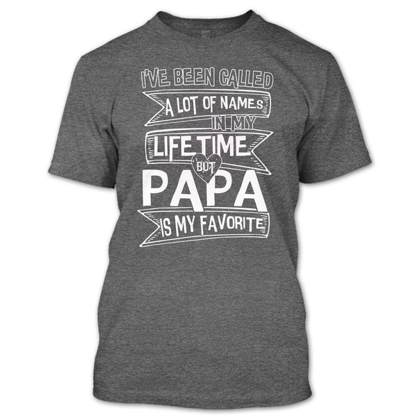 Papa Is My Favorite Peple T Shirt, Gift For Dad T Shirt