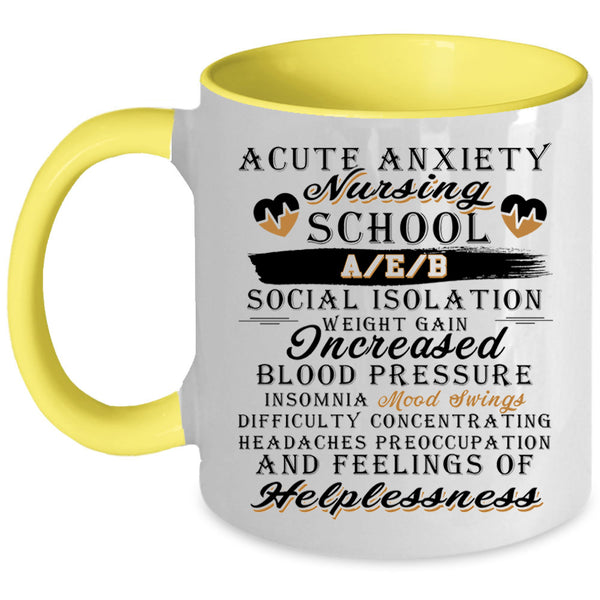 Cool Gift For Nurses Coffee Mug, Nursing School Accent Mug