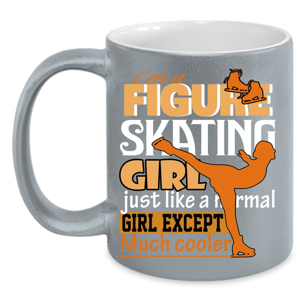 I'm A Figure Skating Girl Coffee Mug, Beautiful Girls Coffee Cup