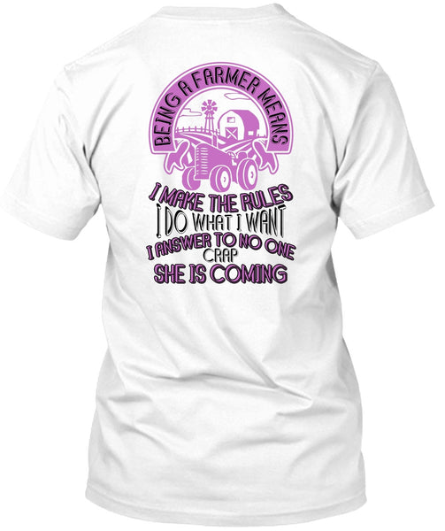 A black t-shirt with the shopify logo