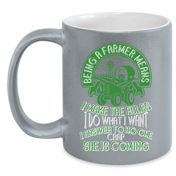 Being A Farmer Coffee Mug, Best Farmer Ever Coffee Cup