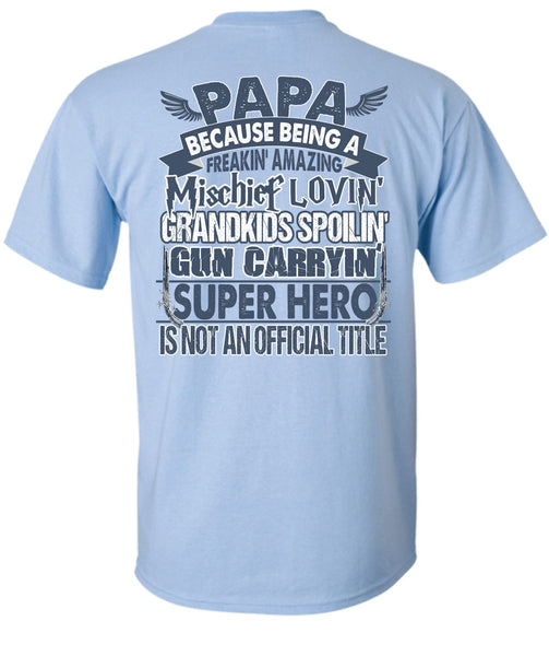 Loving Grandkids Spoiling T Shirt, I Love Papa T Shirt