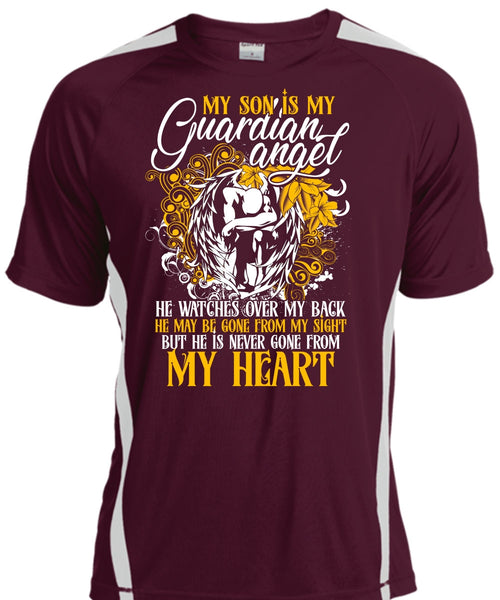 My Son Is My Guardian Angel T Shirt, My Heart T Shirt, Cool Shirt