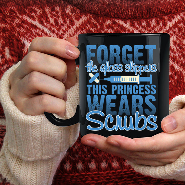 This Princess Wears Scrubs Coffee Mug, Lovely Nurses Coffee Cup