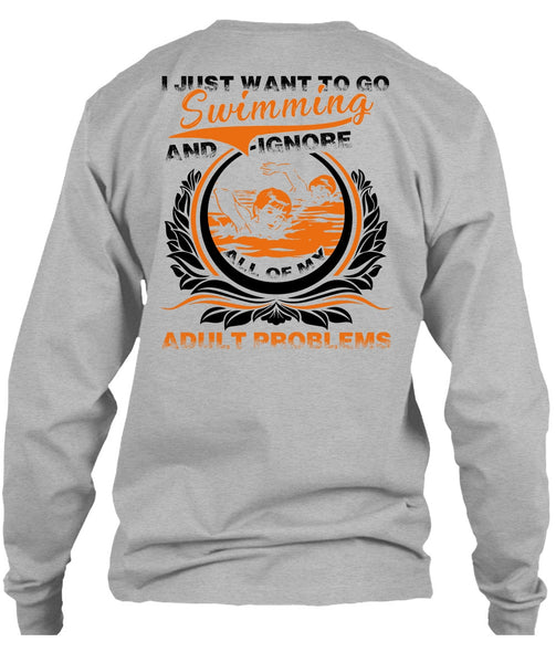 I Just Want To Go Swimming T Shirt, I Love Swimming T Shirt