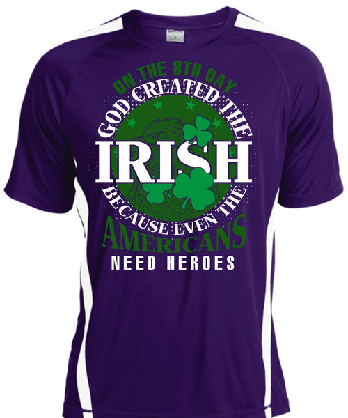 God Created The Irish T Shirt, My Favorite T Shirt, Cool Shirt