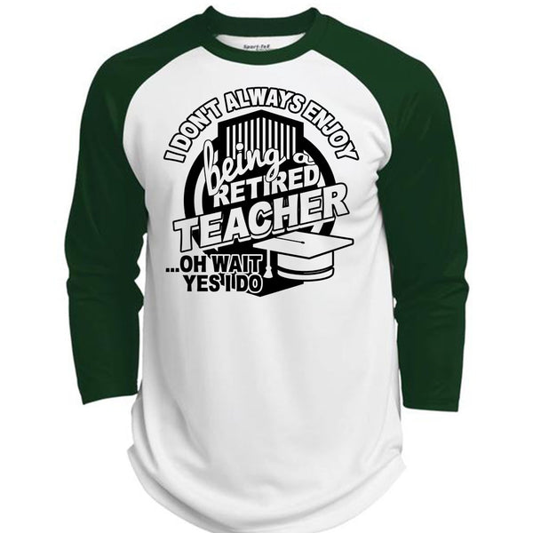 Being A Retired Teacher T Shirt, Calls Me A Teacher T Shirt, Awesome T-Shirts  (Polyester Game Baseball Jersey)