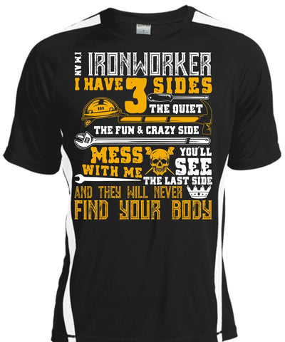 A black t-shirt with the shopify logo