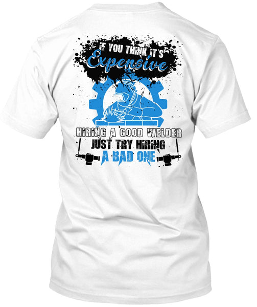 A black t-shirt with the shopify logo