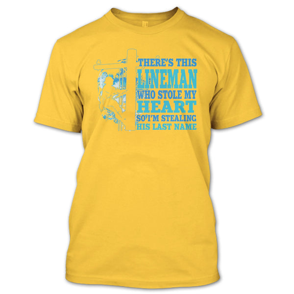 There's This Lineman T Shirt, Coolest Lineman's Wife T Shirt