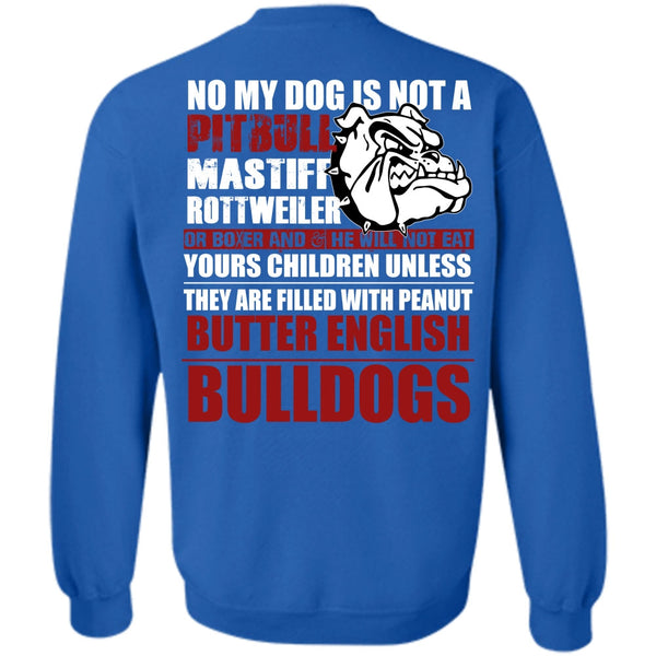 English Bulldogs T Shirt, I Love Pit Bull Sweatshirt