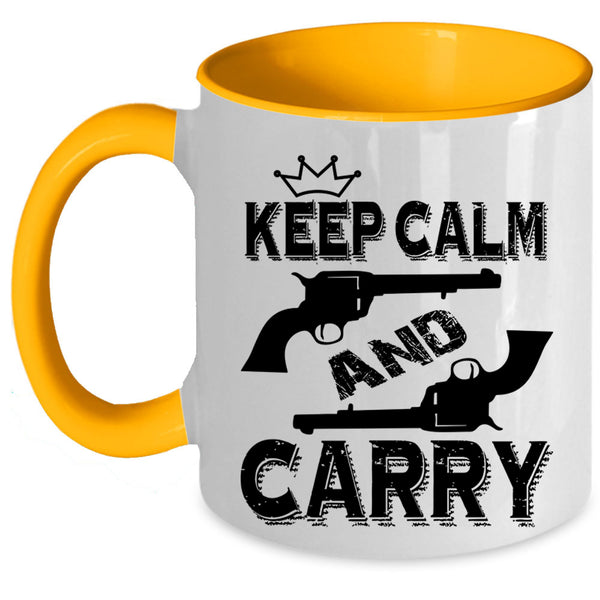 Cool Coffee Mug, Keep Calm And Carry Accent Mug