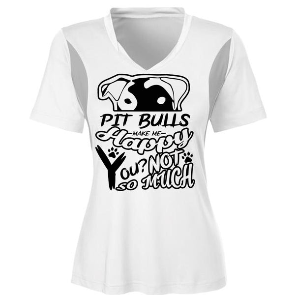 Pit Bulls Make Me Happy You T Shirt, I Love Dog T Shirt, My Favorite T Shirt