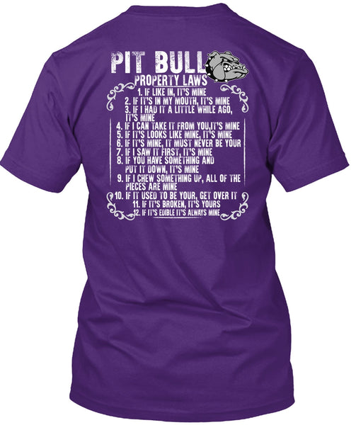 Pit Bull Property Laws T Shirt, My Pet T Shirt