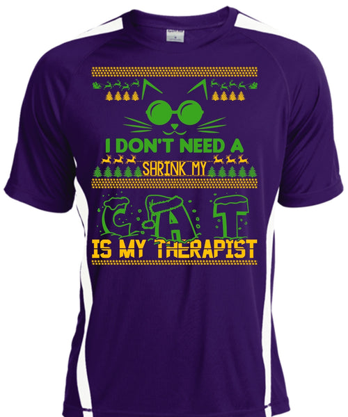 Shrink My Cat Is My Therapist T Shirt, I Love My Cat T Shirt, Cool Shirt