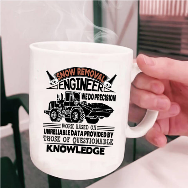 Cool Engineer Coffee Mug, Snow Removal Engineer Cup
