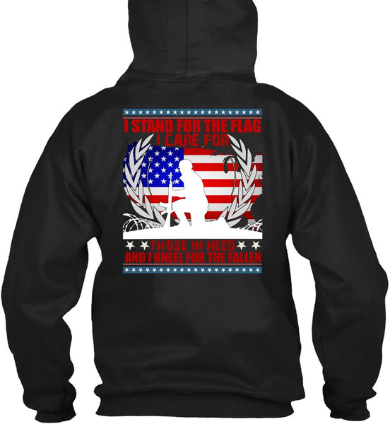 I Stand For The Flag T Shirt, I Kneel For The Fallen T Shirt