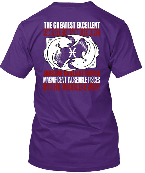 Magnificent Incredible Pisces T Shirt, The Greatest Excellent T Shirt