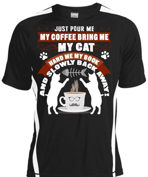 A black t-shirt with the shopify logo