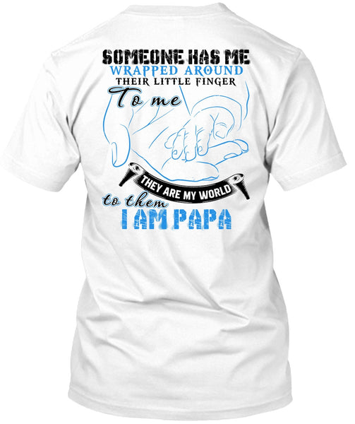 A black t-shirt with the shopify logo