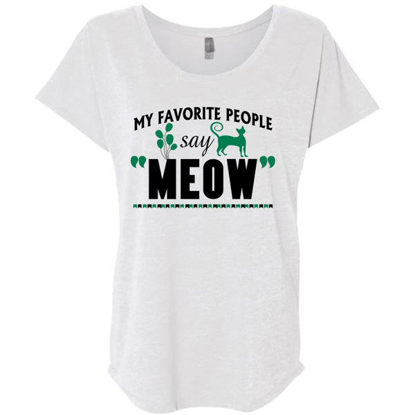My Favorite People Say Meow T Shirt, I Love My Cat T Shirt