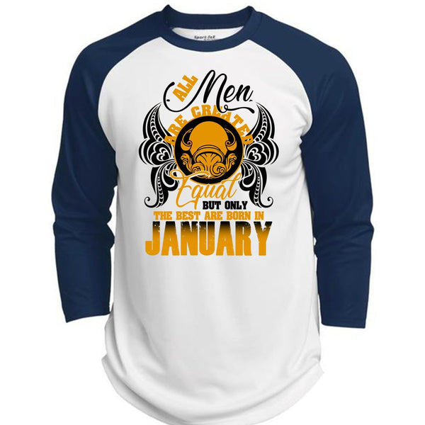 The Best Are Born In January T Shirt, I Love Man T Shirt, Awesome T-Shirts  (Polyester Game Baseball Jersey)