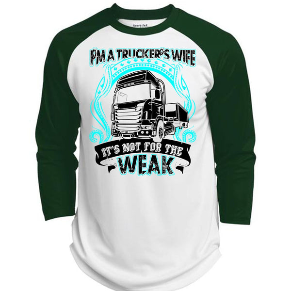 I'm A Trucker's Wife T Shirt, I Love Wife T Shirt, Awesome T-Shirts  (Polyester Game Baseball Jersey)